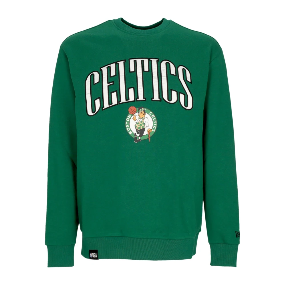 New era Boston Celtics Grafische Crewneck Sweatshirt Green Heren