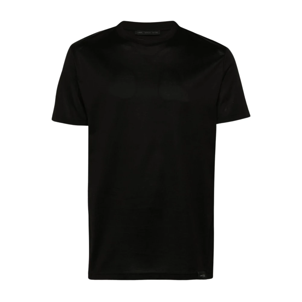 Low Brand Basis Jersey T-shirt voor mannen Black Heren