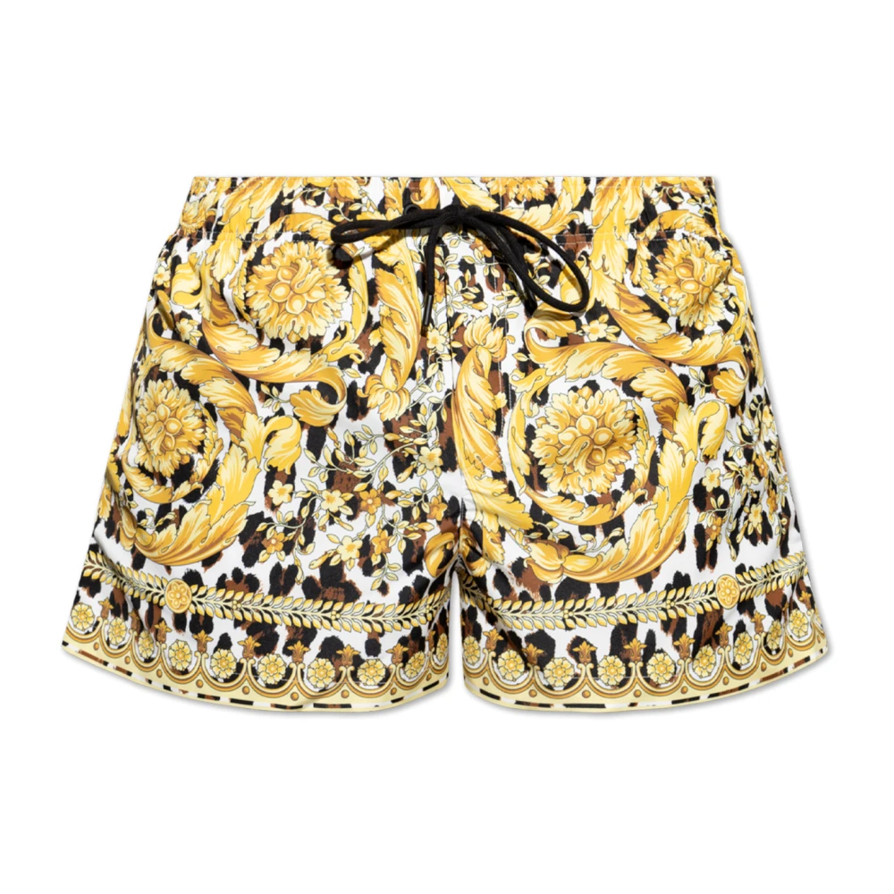 Versace Gedrukte zwemshorts Multicolor Heren