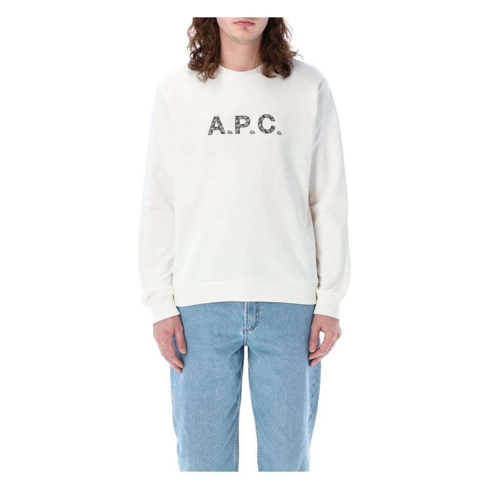 A.p.c. Sweatshirts White Heren