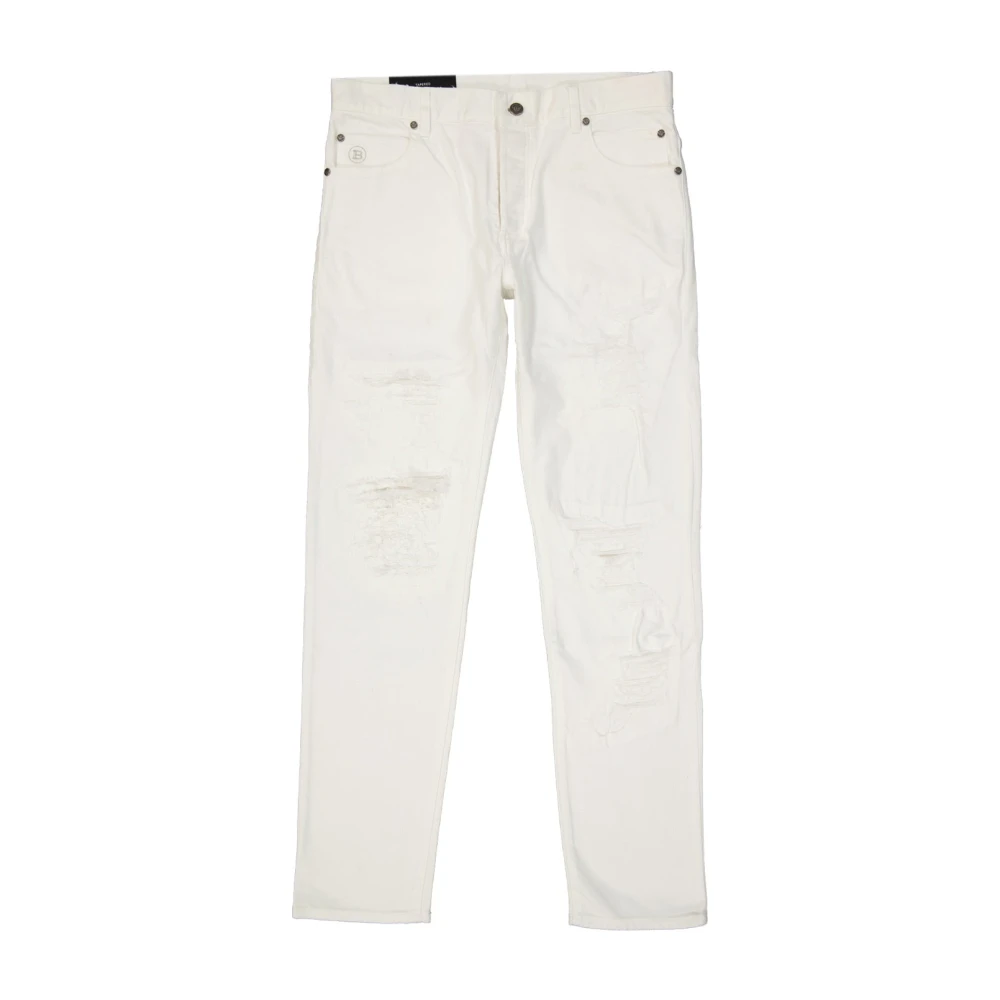 Balmain Jeans White Heren