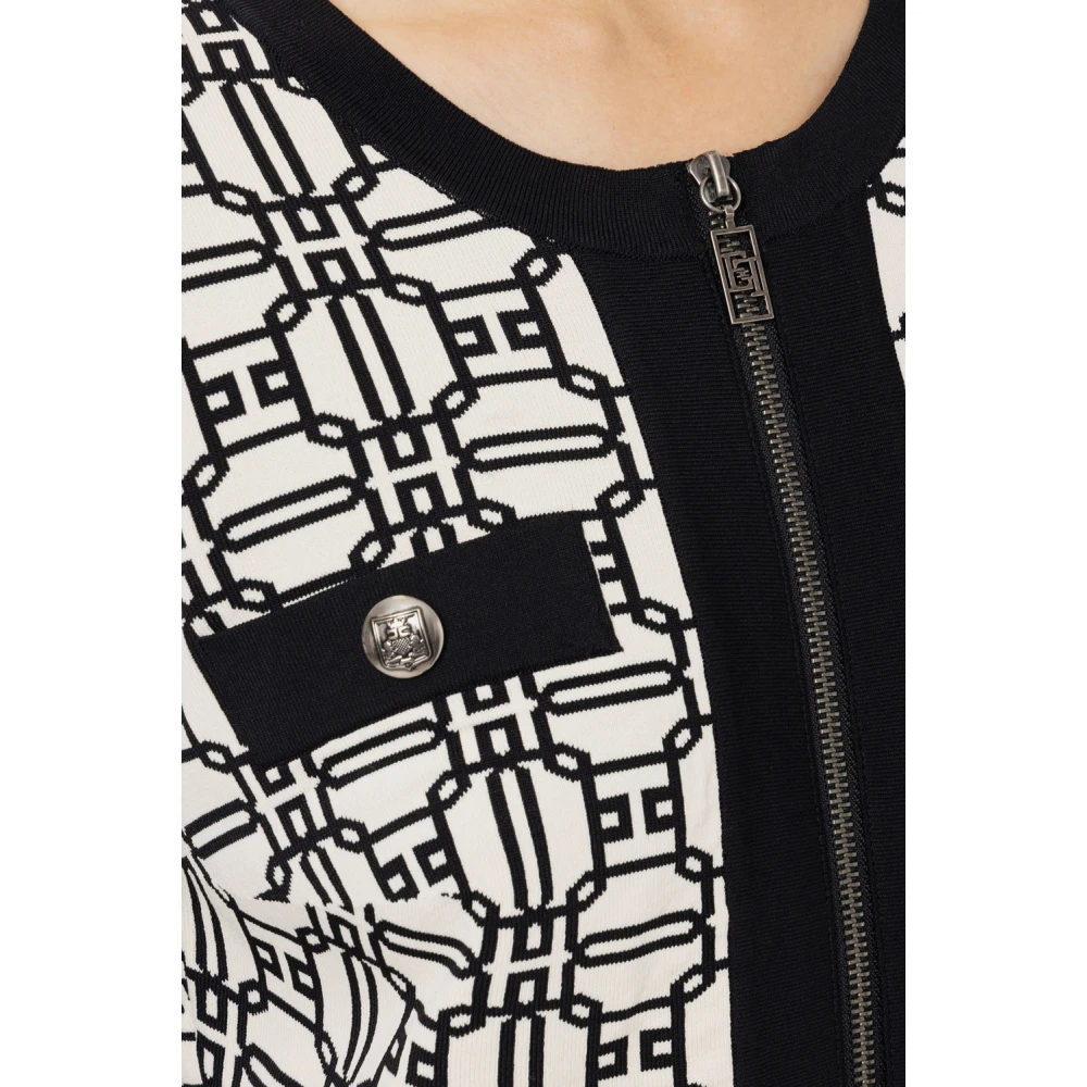 Elisabetta Franchi Stijlvolle Sweater Collectie Black Dames