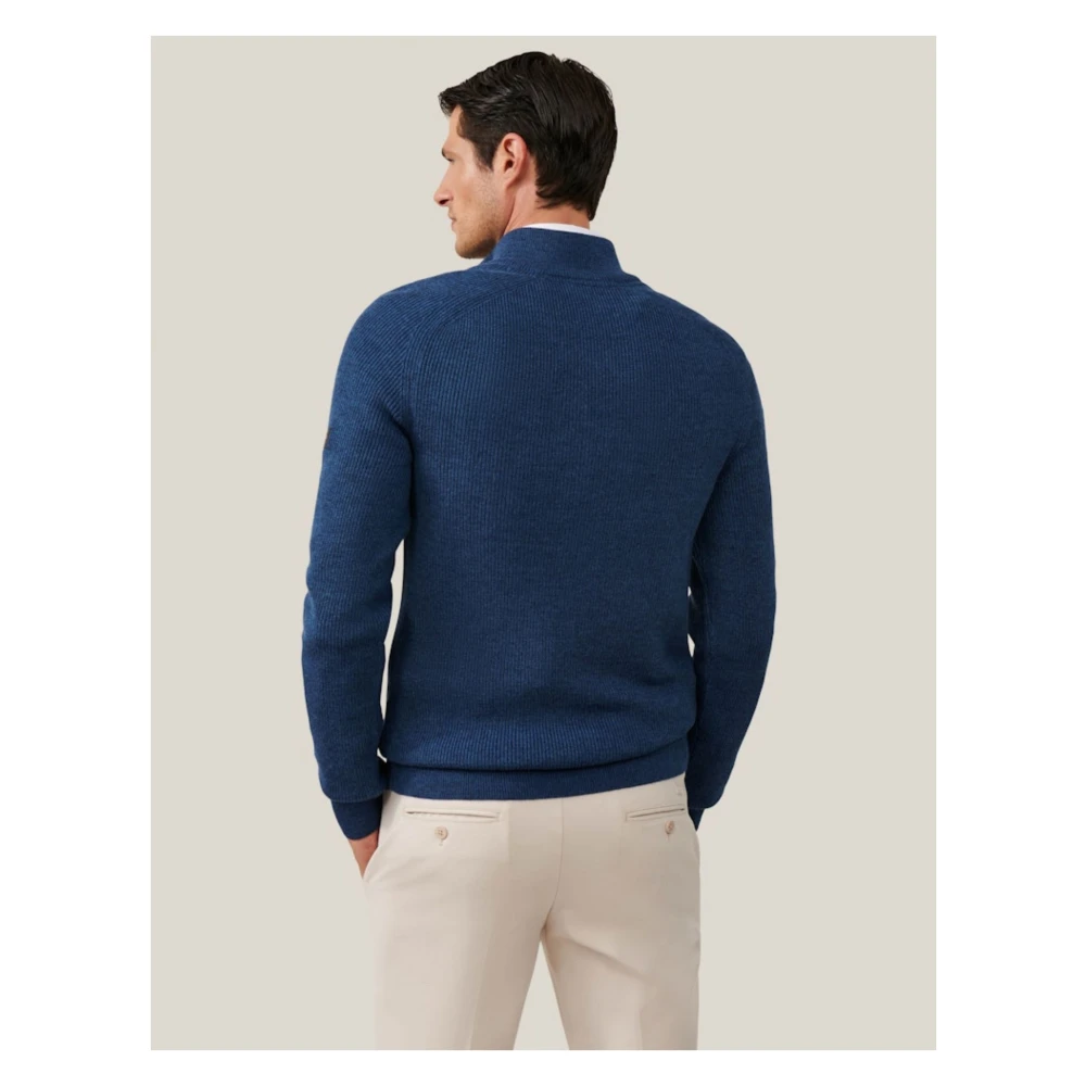 Cavallaro Blauw Sondrio Stijlvol Overhemd Blue Heren