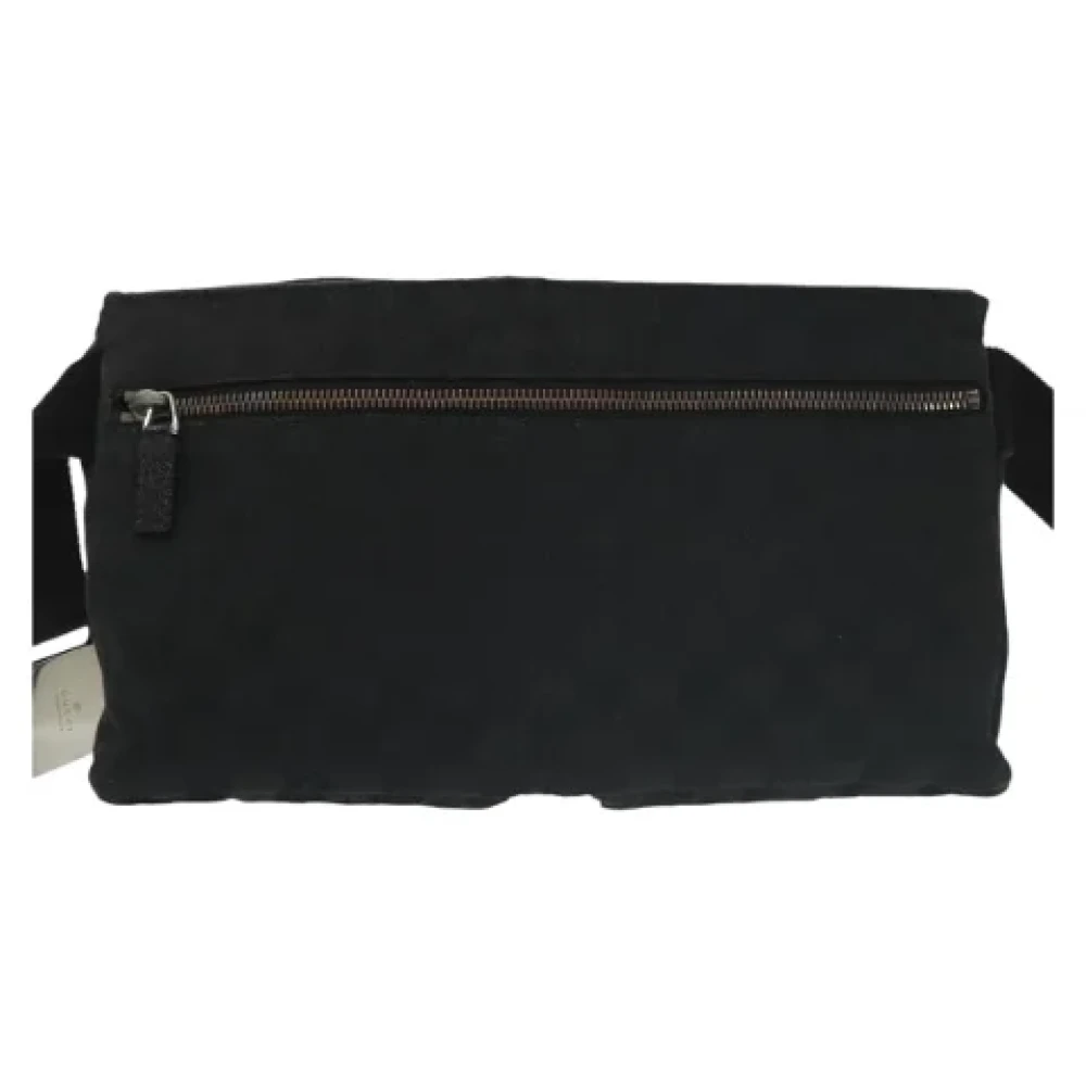 Gucci Vintage Pre-owned Canvas gucci-bags Black Dames
