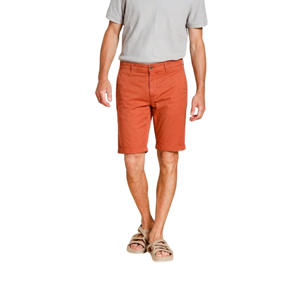 Mason's Hombre Rojo Pantalones Cortos, Talla: S