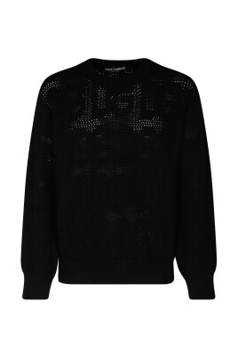 black-jacquard-logo-wool-sweater