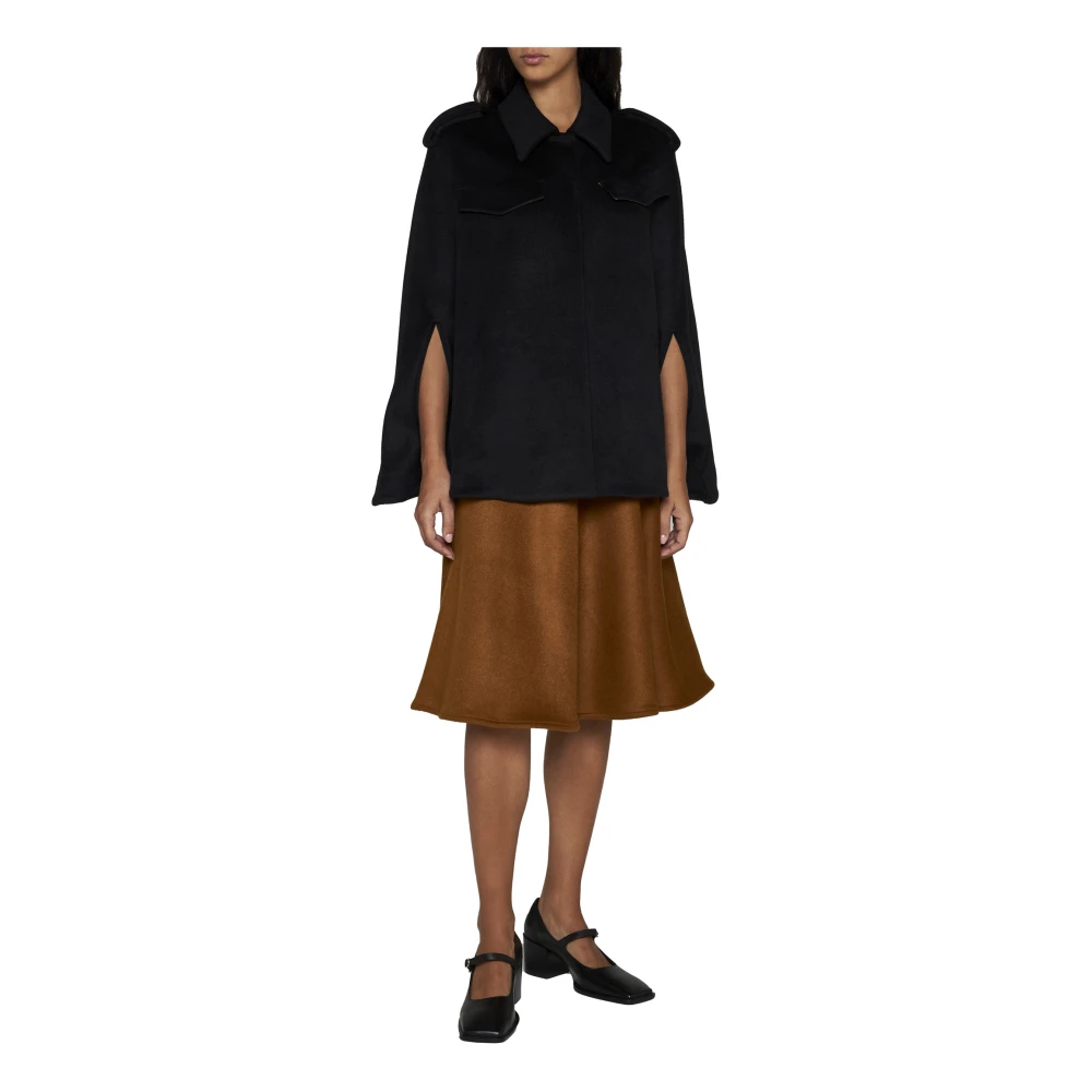 Blanca Vita Zwarte Wollen Capejas Black Dames