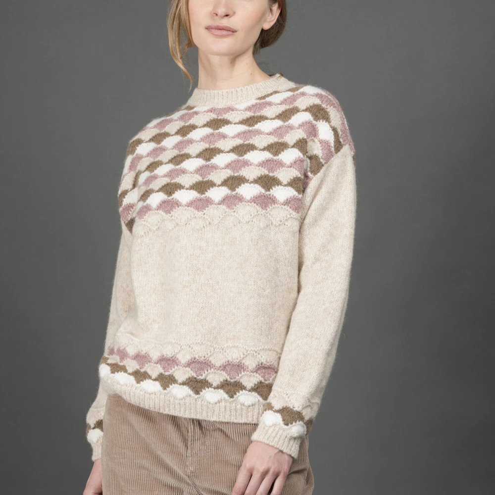 Moorer Katrine-Wpf Beige Dames