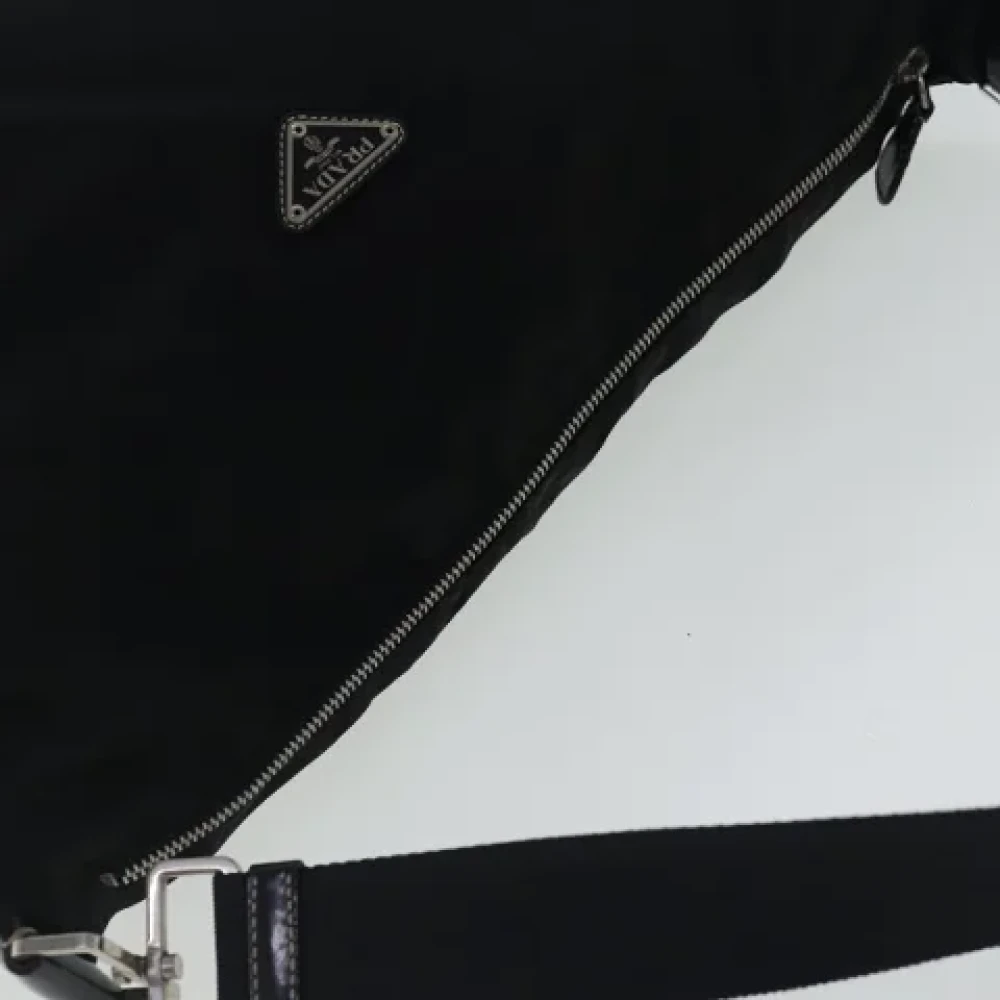 Prada Vintage Pre-owned Nylon prada-bags Black Dames