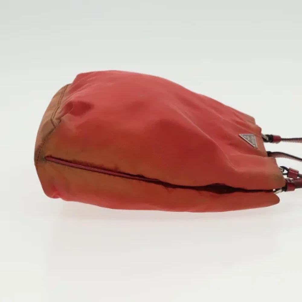 Prada Vintage Pre-owned Nylon prada-bags Red Dames