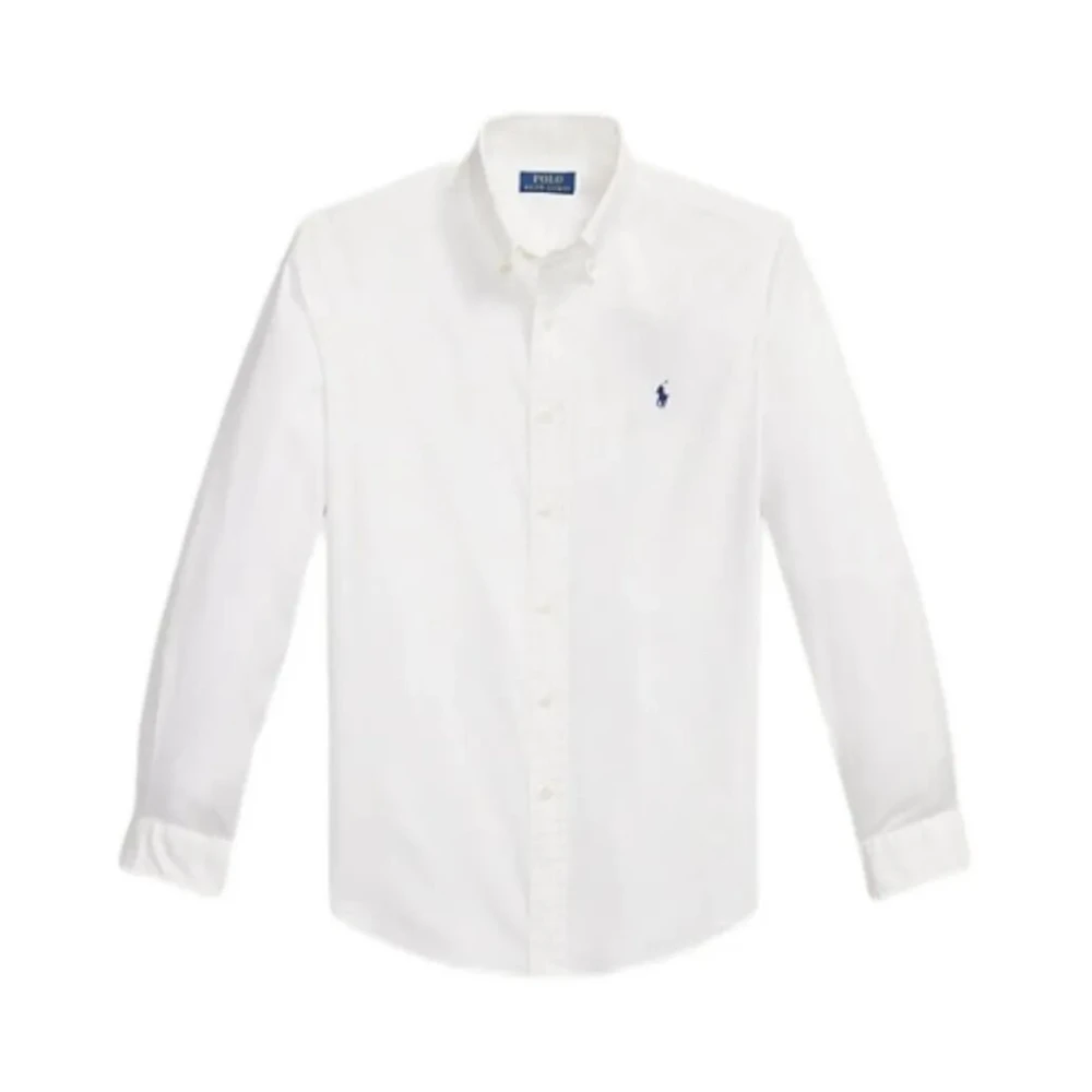 Polo Ralph Lauren Herr Vit Skjortor M, Long Sleeves Sport Shirt