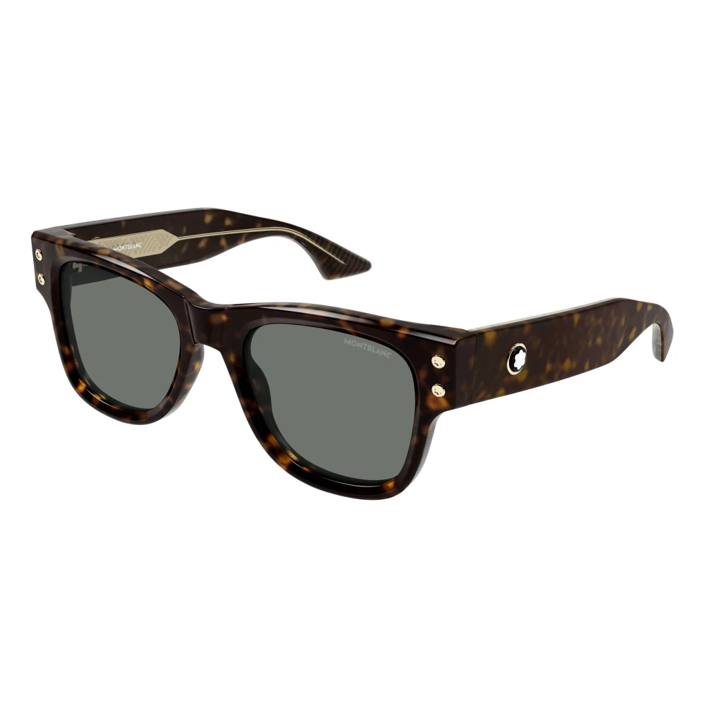 Montblanc Men's Brown Stylish Sunglasses In Black - Sunglasses - 54 Mm - Accessories
