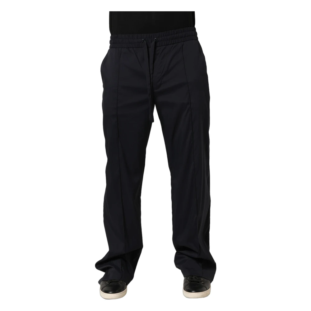 Dolce & Gabbana Men's Black Jogger Trousers - Straight Trousers - M - Trousers