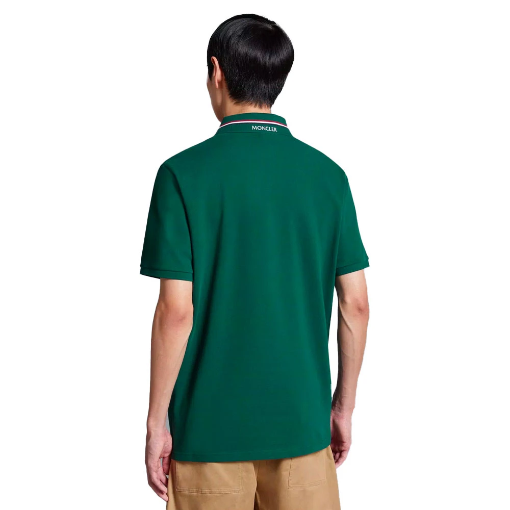 Moncler Polo Shirts Green Heren