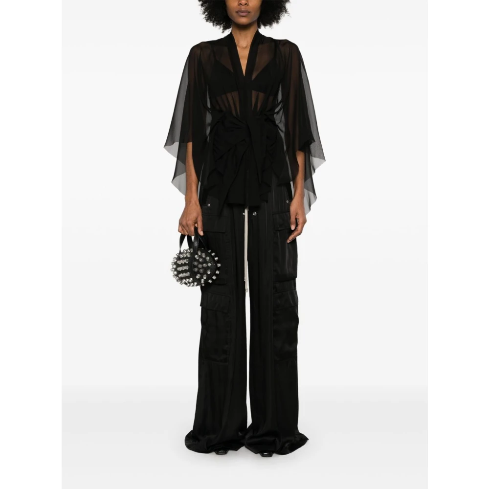 Rick Owens Cargo Belas Broek Black Dames