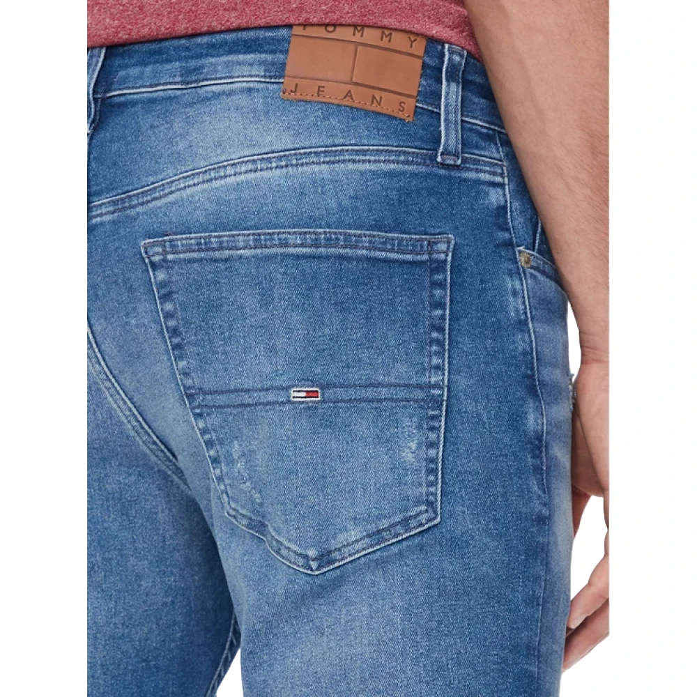 Tommy Jeans Blauwe Denim Jeans Aw24 Blue Heren