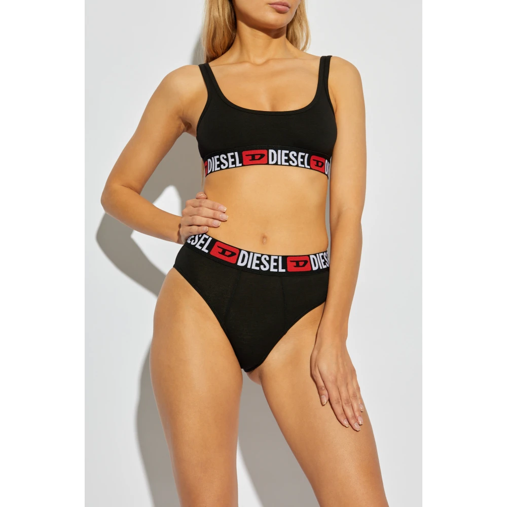 Diesel Driepak van slips Black Dames
