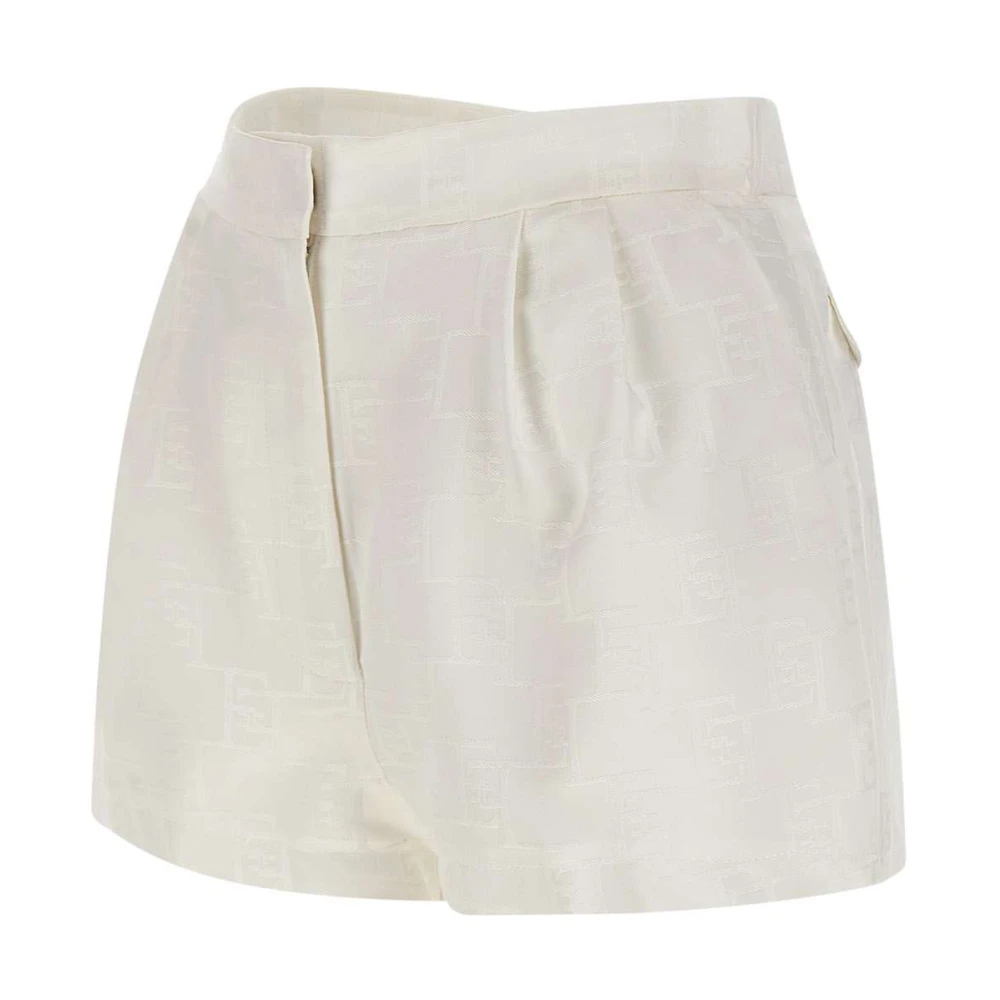 Elisabetta Franchi Short Shorts White Dames