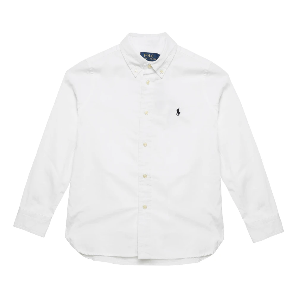 Ralph Lauren Långärmad skjorta White, Pojke