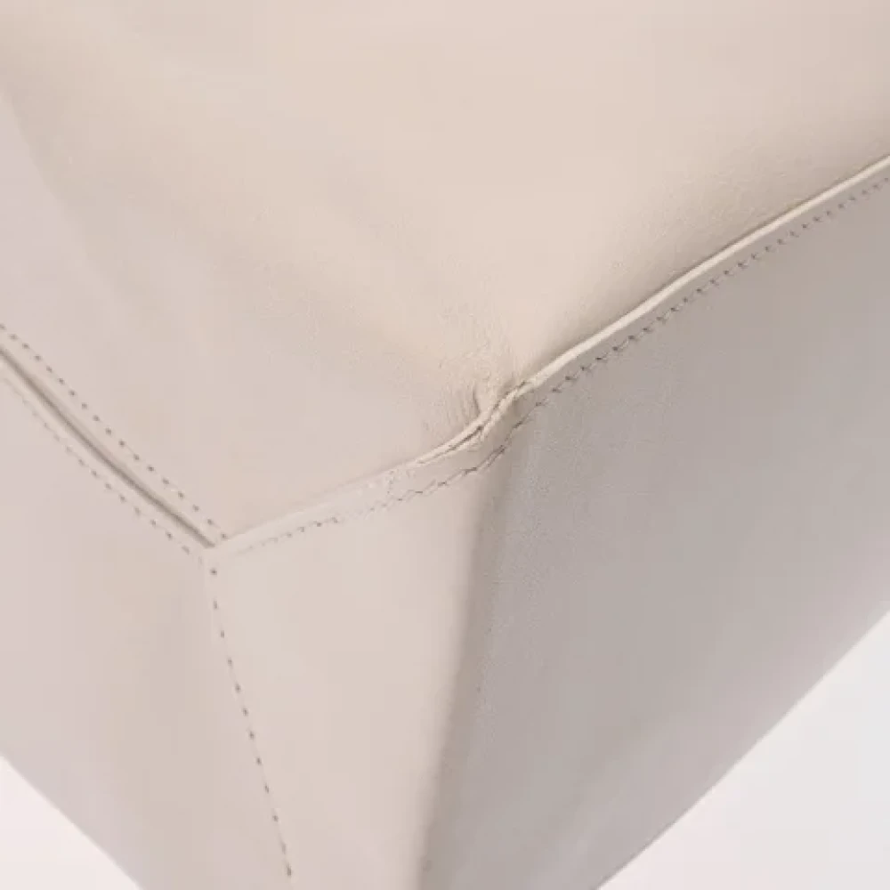 Chanel Vintage Pre-owned Fabric chanel-bags White Dames
