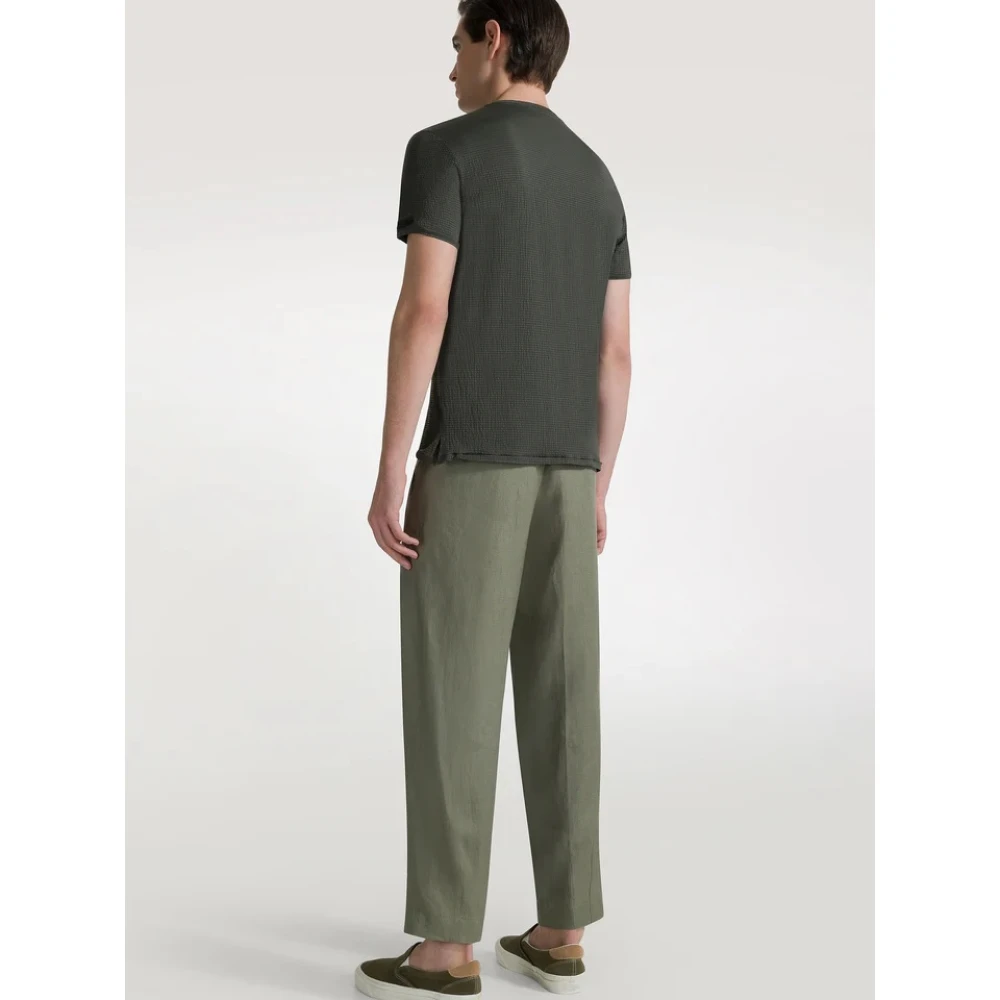 RRD Seersucker Technical T-shirt Green Heren