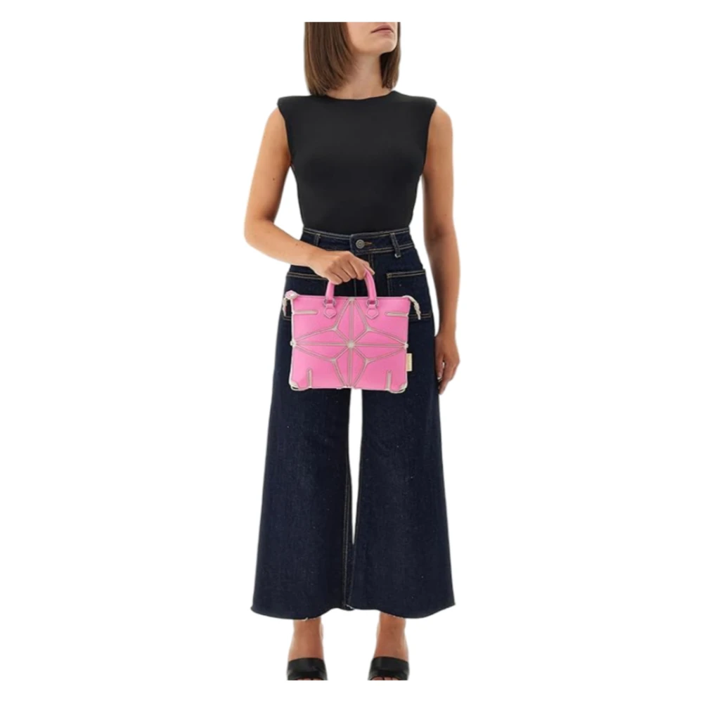 Gabs Fuchsia Leren Tas Lichtgewicht Pink Dames