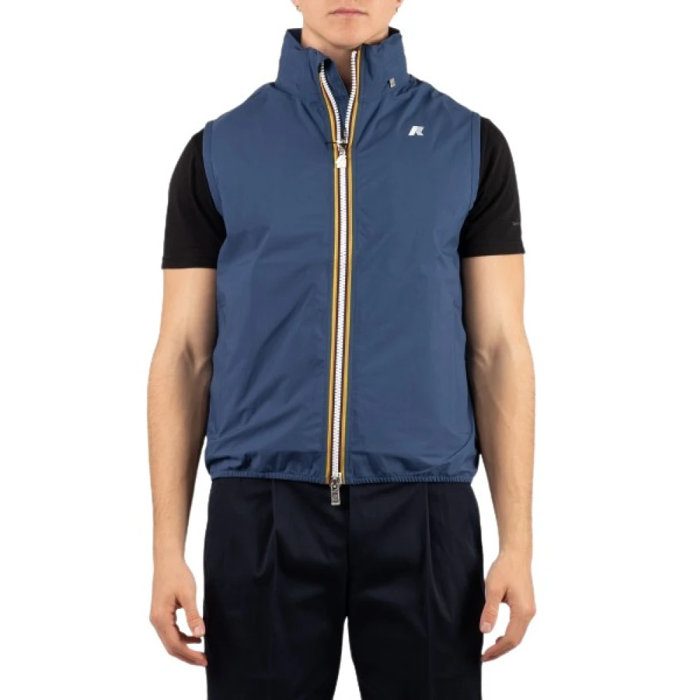 K-Way Hombre Azul - Chaleco Valen Stretch Dot - Jackets - L