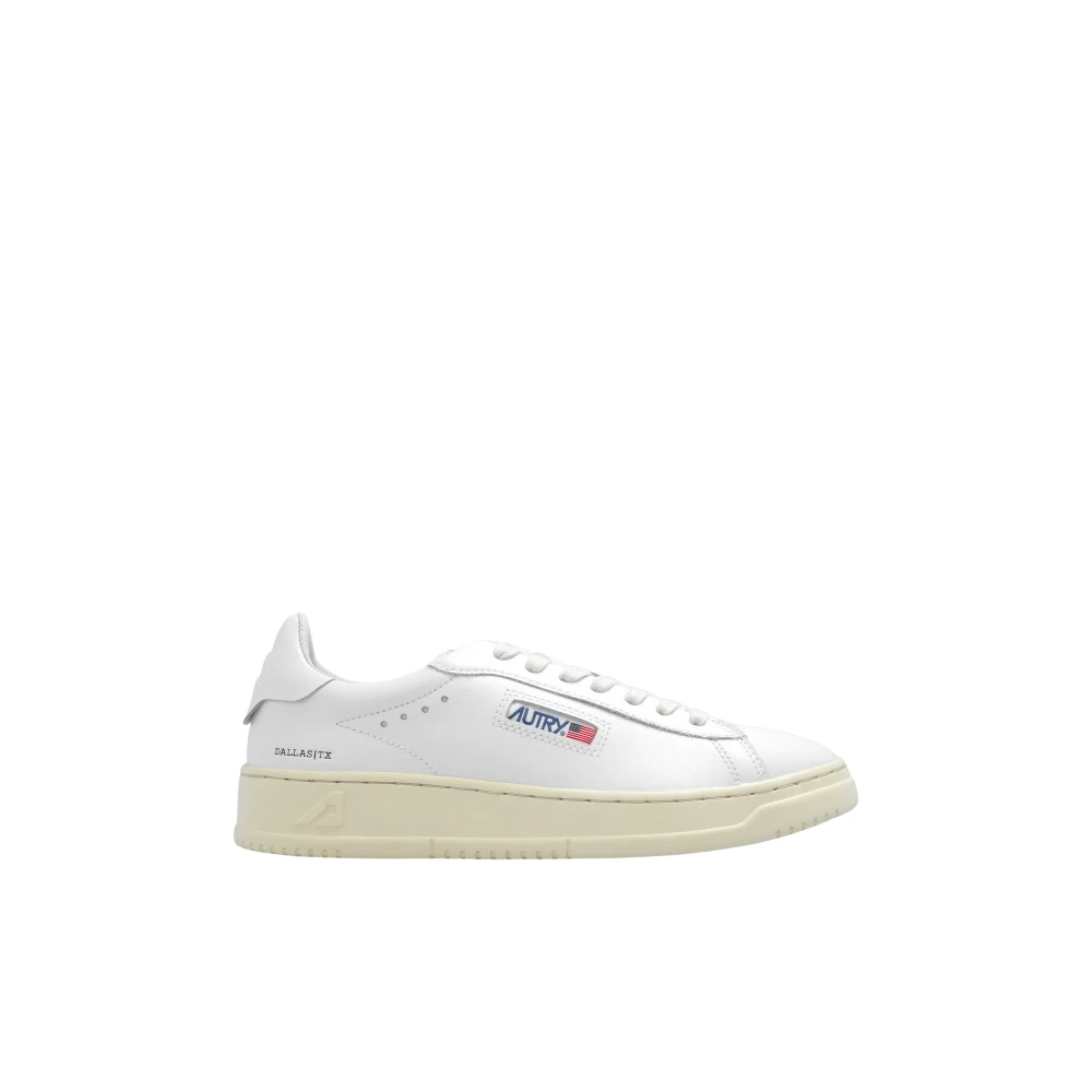 Autry Witte Leren Sneakers met Voorveters White Dames
