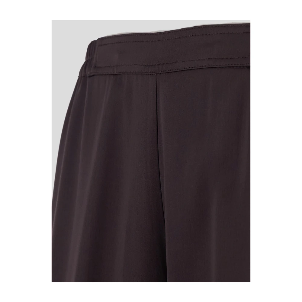 Gentryportofino Paarse Wollen Rechte Broek Purple Dames