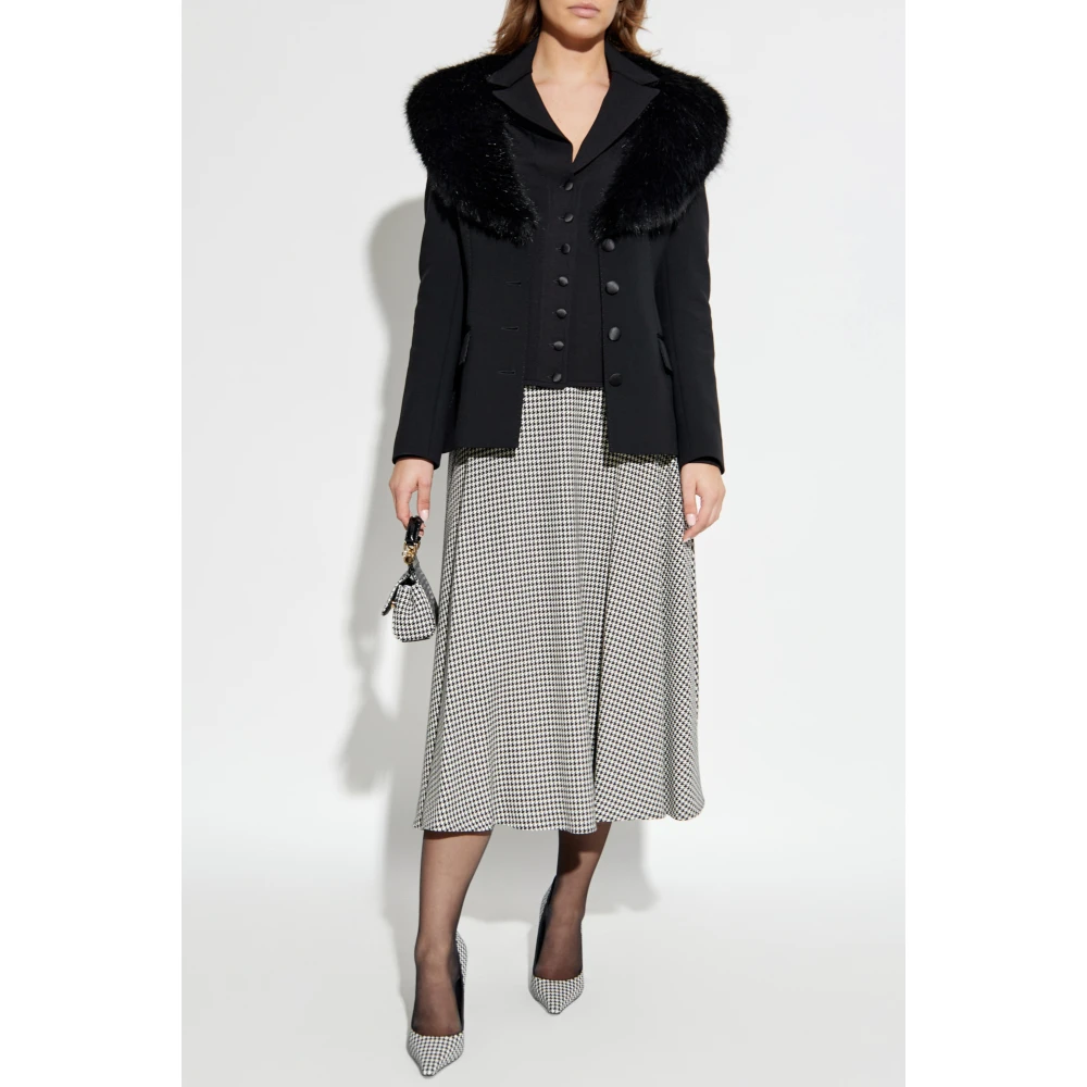 Dolce & Gabbana Wollen jas Black Dames