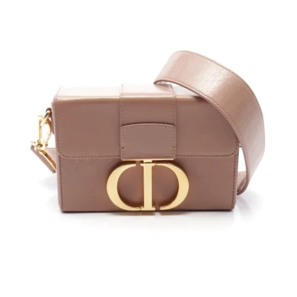 Dior Vintage Pre-owned Leather dior-bags Pink Dames