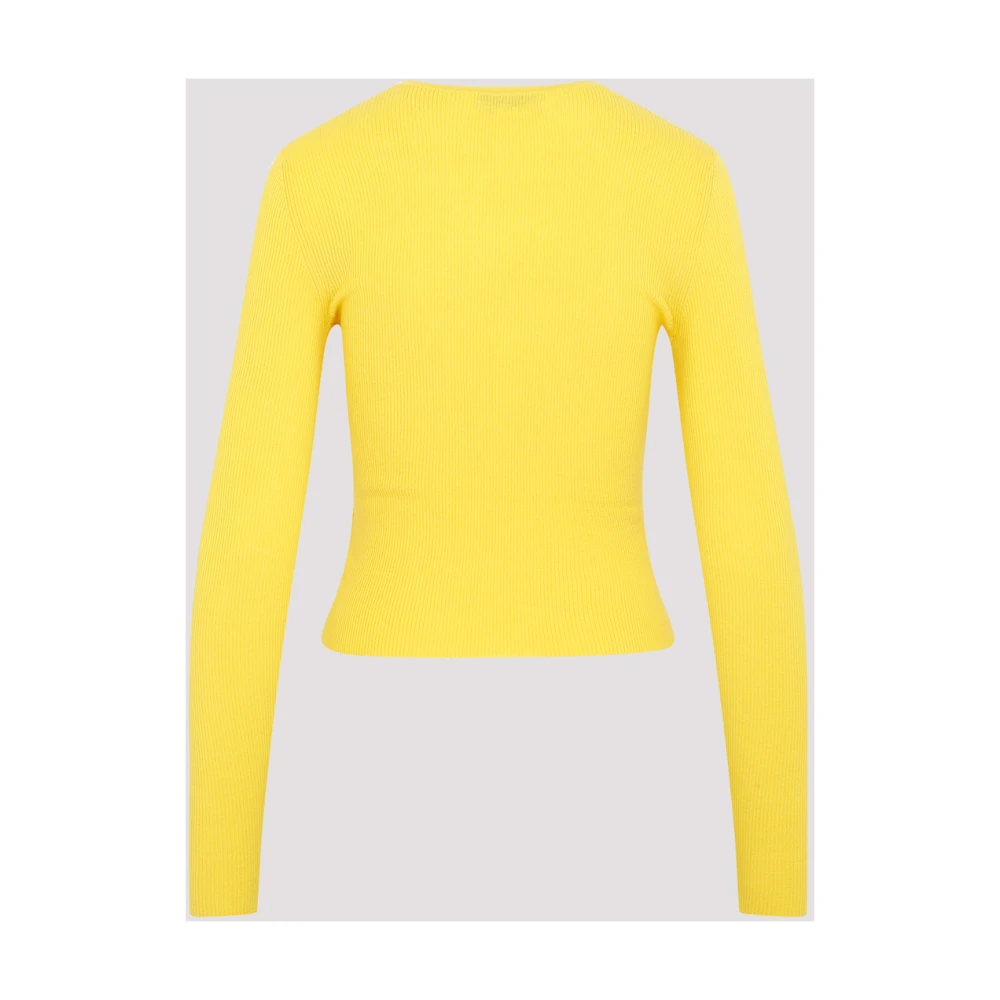 Gabriela Hearst CDY Cadmium Yellow Kaia Top Yellow Dames