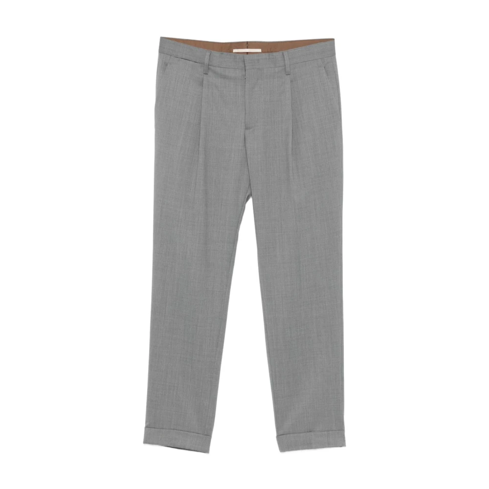 Briglia Men's Gray Tiberio Slim-Fit Trousers