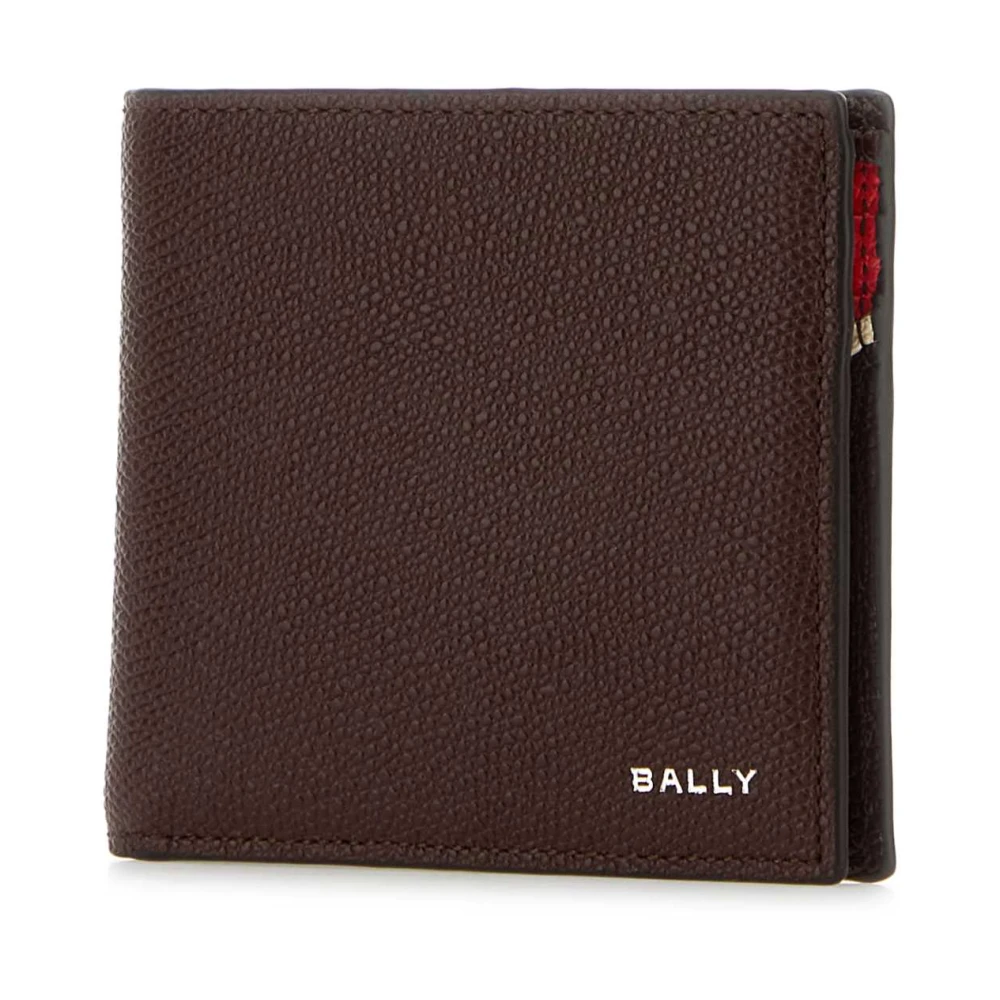 Bally Vlag leren portemonnee Brown Heren