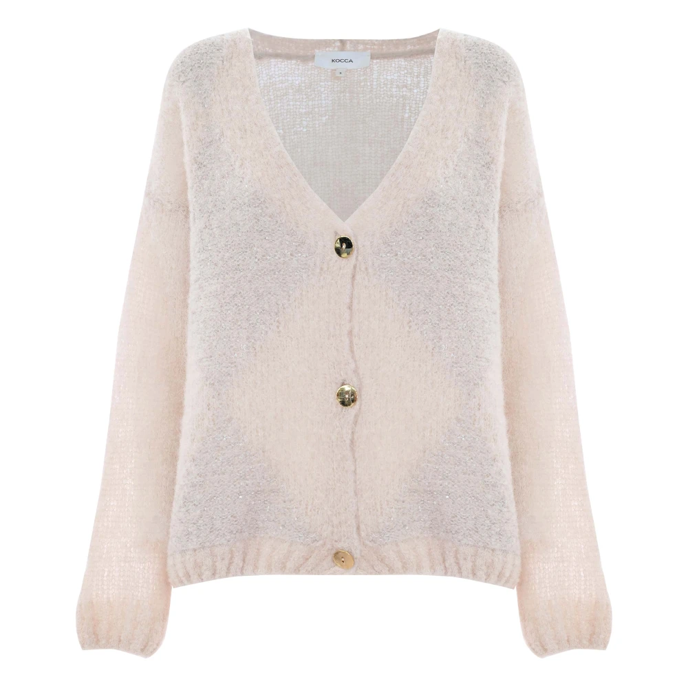 Kocca Diamantpatroon Damesvest Beige Dames