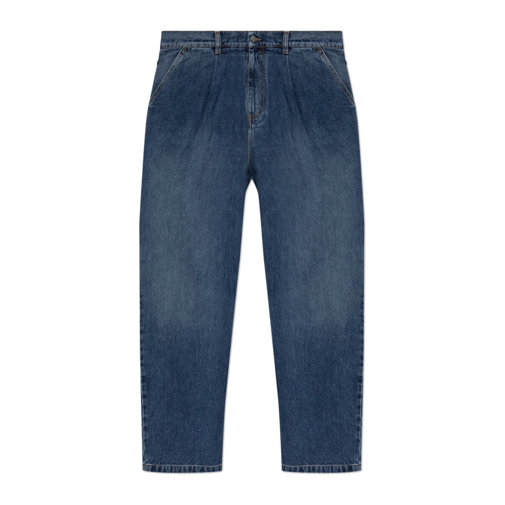 Moschino Wijde jeans Blue Heren