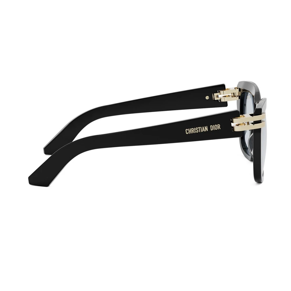 Dior Stijlvolle Zwarte Grote Bril Black Dames
