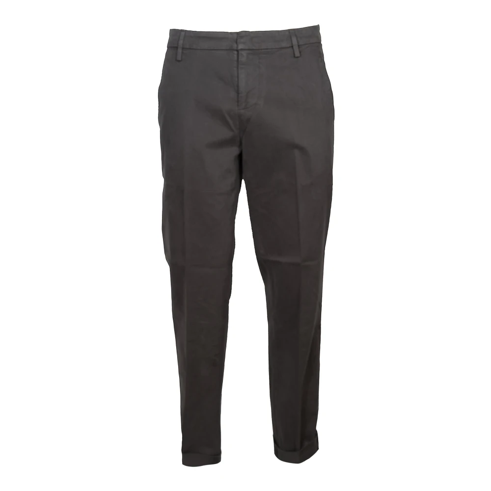 Dondup Men's Gray Chinos, W34, Chino Trousers
