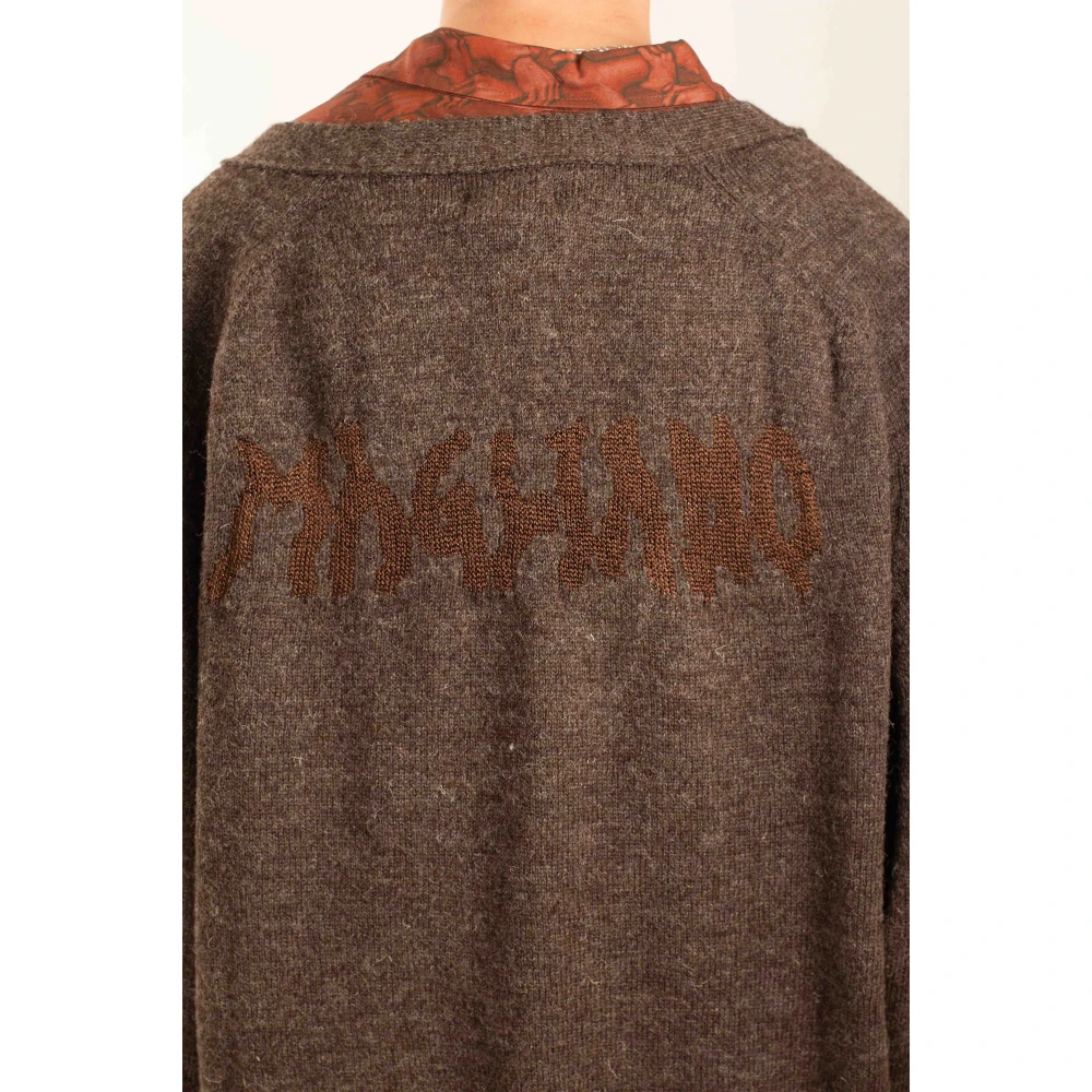 Magliano Oversized Wollen Vest Brown Heren