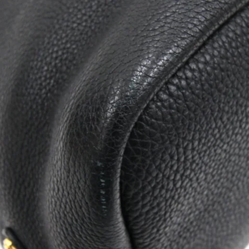 Prada Vintage Pre-owned Leather totes Black Dames