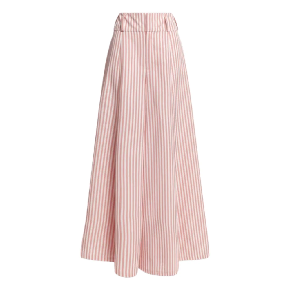 Weili Zheng Women's Multicolor Wide Trousers, S, Pantagonna Ampio