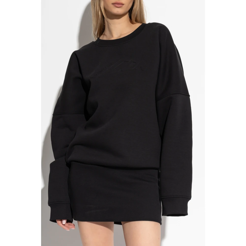 Dsquared2 Jurk met logo Black Dames