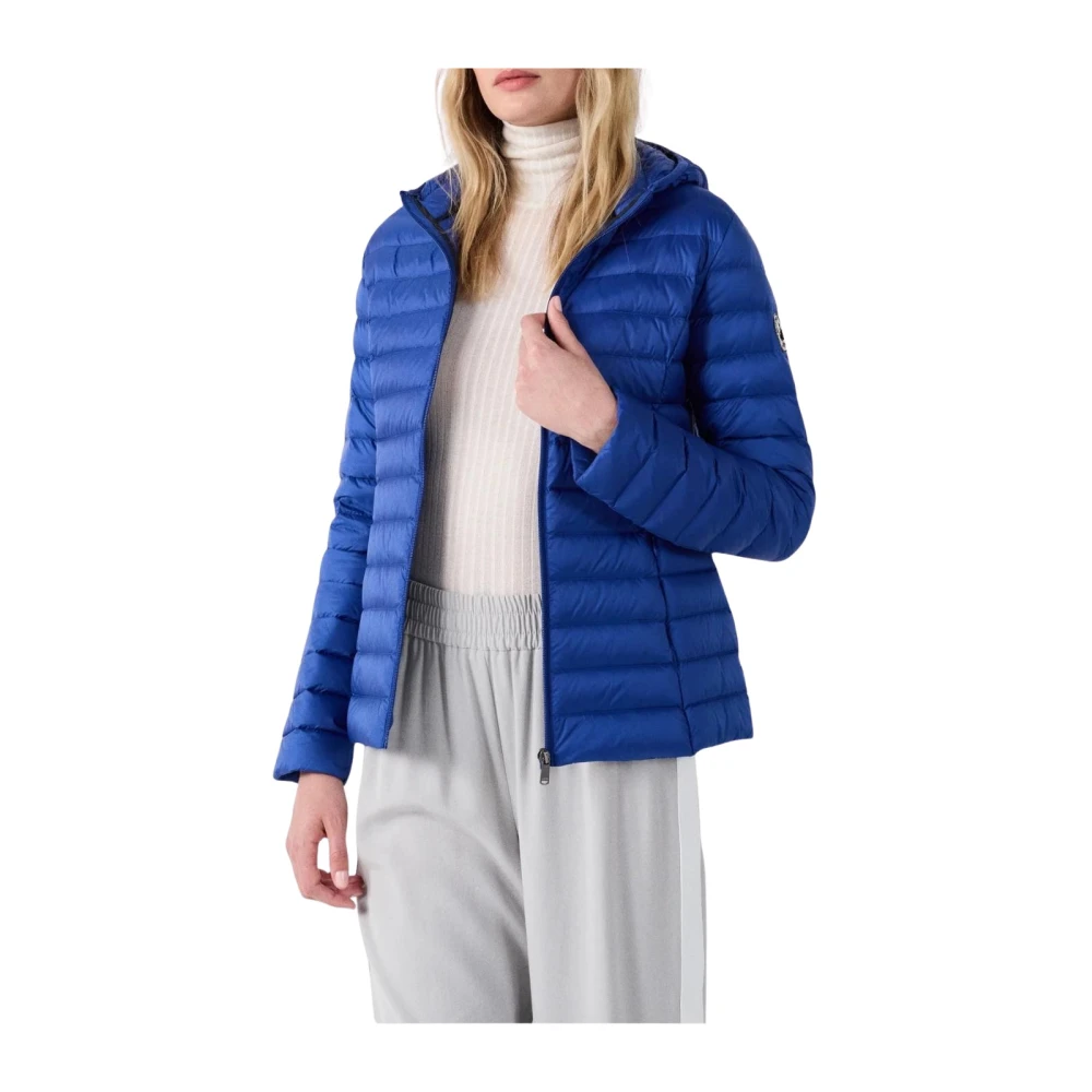 Jott Women's Blue Cloe Hooded Down Jacket