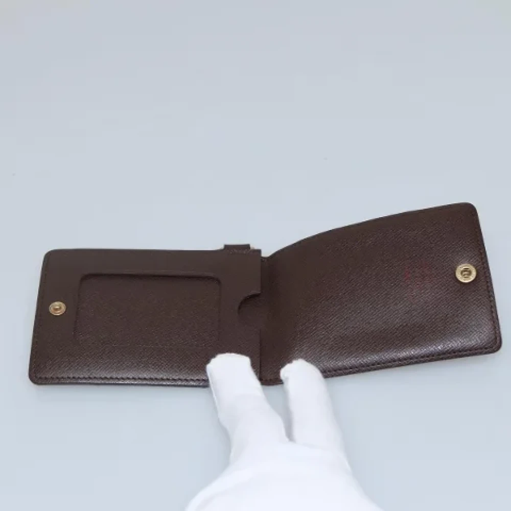 Louis Vuitton Vintage Pre-owned Canvas wallets Brown Dames