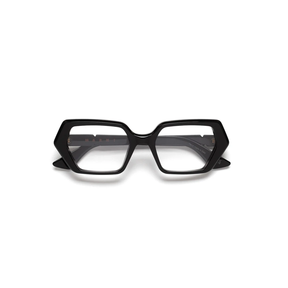 Marni Unisex Black Glasses, 53 Mm, Zunari Eyeglasses