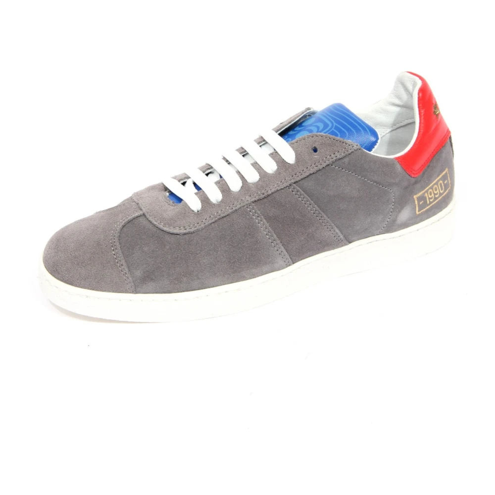 Pantofola d’Oro Grijze Suède Schoenen Limited Edition Heren Schoenen Grijs