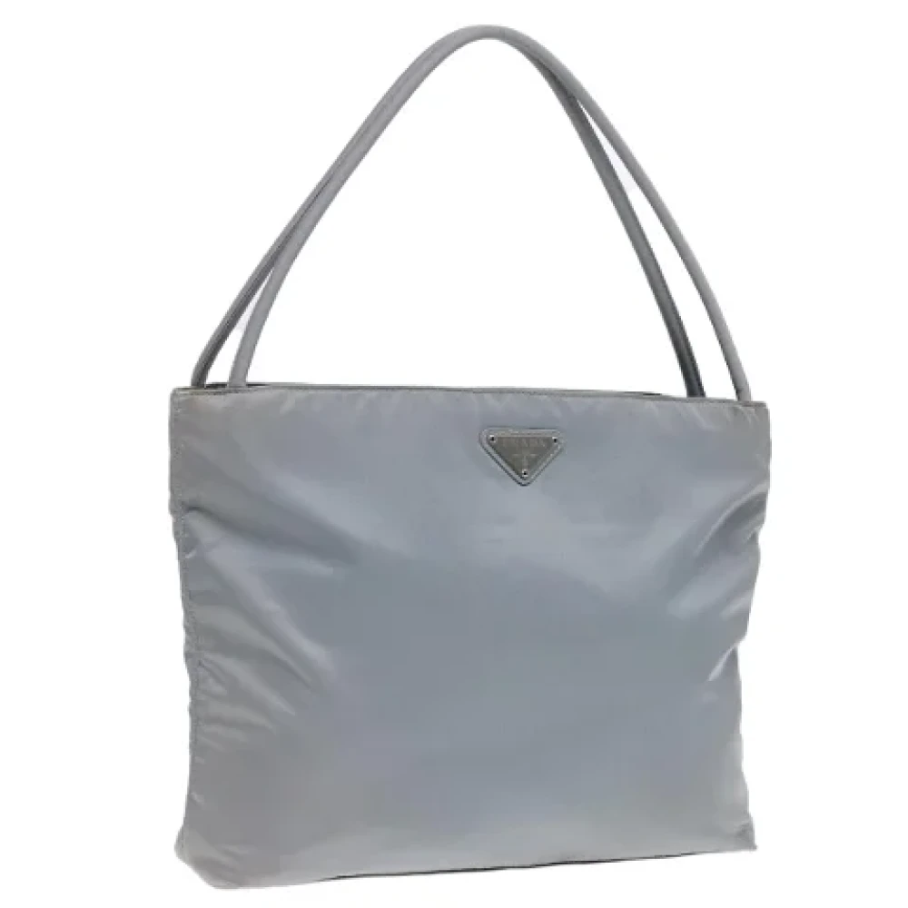 Prada Vintage Pre-owned Nylon totes Blue Dames
