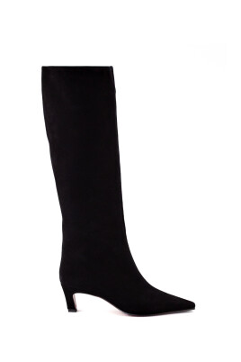 black-knee-high-suede-boots-pointed-toe
