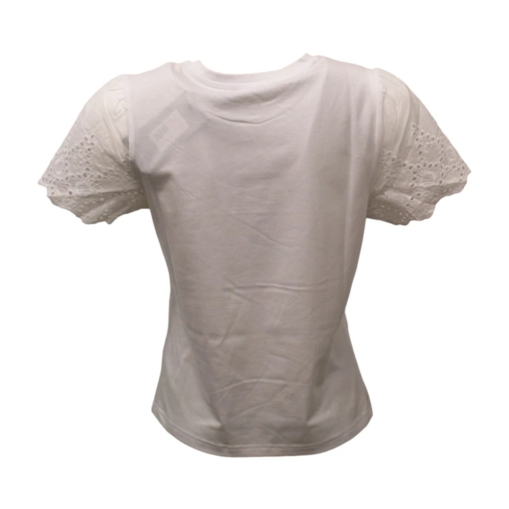 Gaudi Korte Mouw T-shirt White Dames
