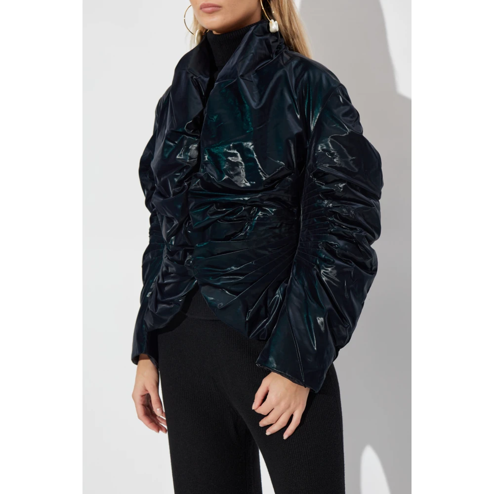 Cult Gaia Jas Evander Blue Dames